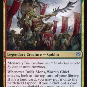 Dominaria United - 217 - Rulik Mons, Warren Chief - Uncommon - RG - Foil