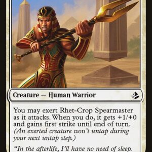 Amonkhet - 26 - Rhet-Crop Spearmaster - Common - W - Non-foil
