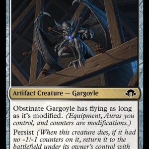 Modern Horizons 3 - 195 - Obstinate Gargoyle - Common - WB - Non-foil