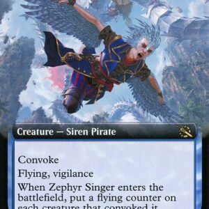 March of the Machine - 355 - Zephyr Singer - Rare - U - Foil