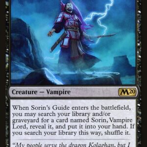 Core Set 2020 - 292 - Sorin's Guide - Rare - B - Non-foil