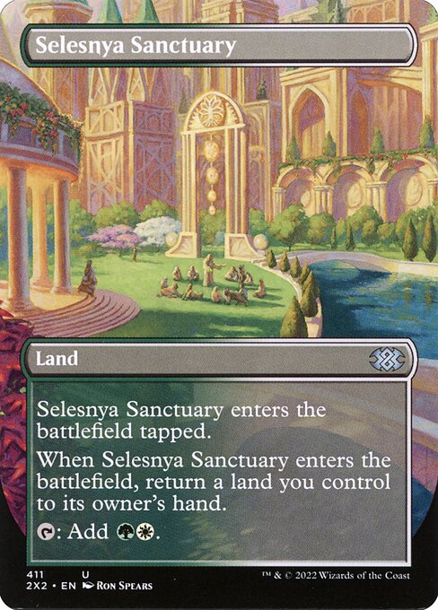 Double Masters 2022 - 411 - Selesnya Sanctuary - Uncommon - C - Non-foil