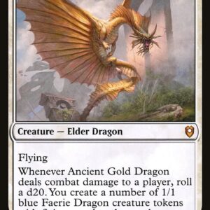 Commander Legends: Battle for Baldur's Gate - 3 - Ancient Gold Dragon - Mythic - W - Non-foil