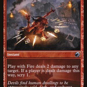 Innistrad: Midnight Hunt - 390 - Play with Fire - Uncommon - R - Foil