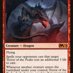 Core Set 2021 - 164 - Terror of the Peaks - Mythic - R - Non-foil (Front)