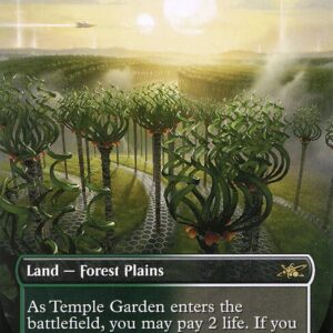 Unfinity - 281 - Temple Garden - Rare - C - Foil