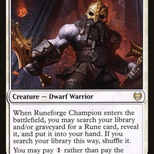 Kaldheim - 26 - Runeforge Champion - Rare - W - Non-foil