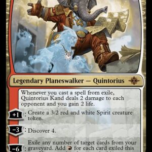 The Lost Caverns of Ixalan - 238 - Quintorius Kand - Mythic - WR - Non-foil (Front)