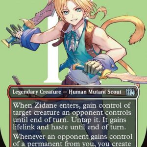 Final Fantasy - 550 - Zidane, Tantalus Thief - Uncommon - WR - Foil