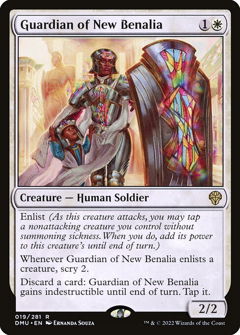 Dominaria United - 19 - Guardian of New Benalia - Rare - W - Foil