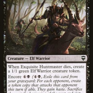 Commander Legends - 122 - Exquisite Huntmaster - Common - B - Non-foil