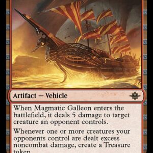 The Lost Caverns of Ixalan - 157 - Magmatic Galleon - Rare - R - Non-foil (Front)