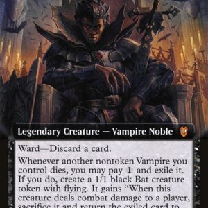 Crimson Vow Commander - 42 - Timothar, Baron of Bats - Mythic - B - Non-foil (Front)