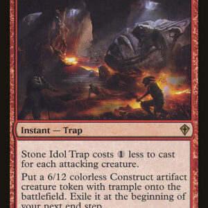Worldwake - 93 - Stone Idol Trap - Rare - R - Non-foil
