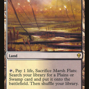 Zendikar - 219 - Marsh Flats - Rare - C - Non-foil