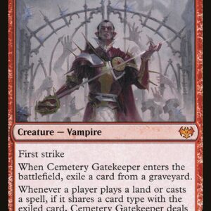 Innistrad: Crimson Vow - 148 - Cemetery Gatekeeper - Mythic - R - Non-foil