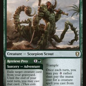 Commander Legends: Battle for Baldur's Gate - 682 - Tlincalli Hunter // Retrieve Prey - Rare - G - Non-foil