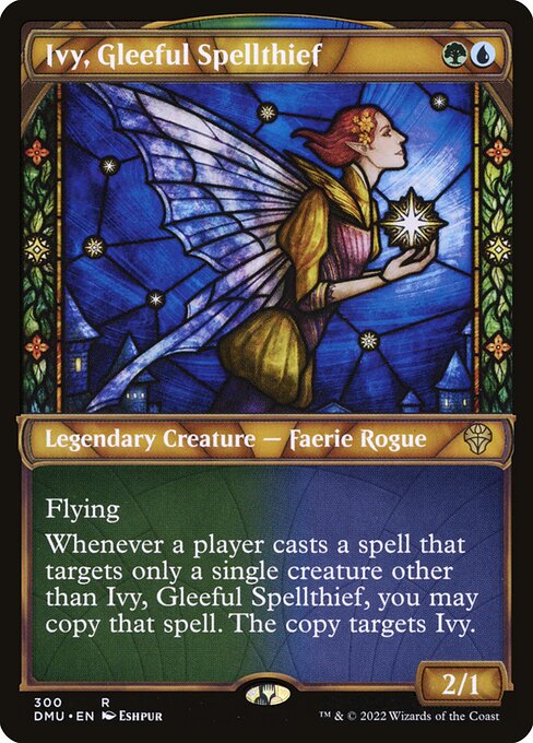 Dominaria United - 300 - Ivy, Gleeful Spellthief - Rare - UG - Foil