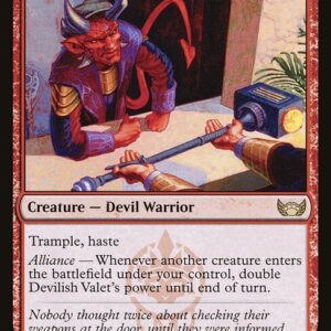 Streets of New Capenna - 105 - Devilish Valet - Rare - R - Non-foil