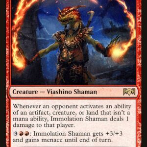 Ravnica Allegiance - 106 - Immolation Shaman - Rare - R - Foil (Front)