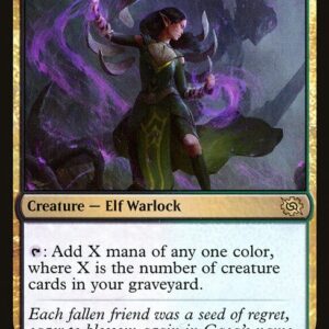 The Brothers' War - 208 - Deathbloom Ritualist - Rare - BG - Non-foil