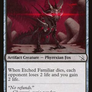 March of the Machine - 101 - Etched Familiar - Common - B - Foil