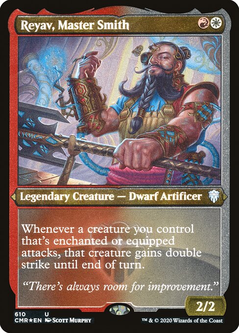 Commander Legends - 610 - Reyav, Master Smith - Uncommon - WR - Non-foil