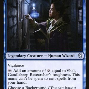 Commander Legends: Battle for Baldur's Gate - 102 - Vhal, Candlekeep Researcher - Uncommon - U - Non-foil
