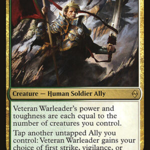 Battle for Zendikar - 221 - Veteran Warleader - Rare - WG - Non-foil