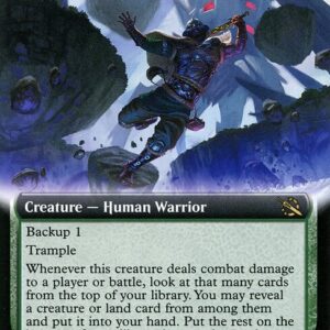 March of the Machine - 370 - Doomskar Warrior - Rare - G - Non-foil