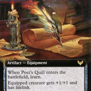 Strixhaven: School of Mages - 305 - Poet's Quill - Rare - B - Foil