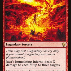 Dominaria - 133 - Jaya's Immolating Inferno - Rare - R - Foil