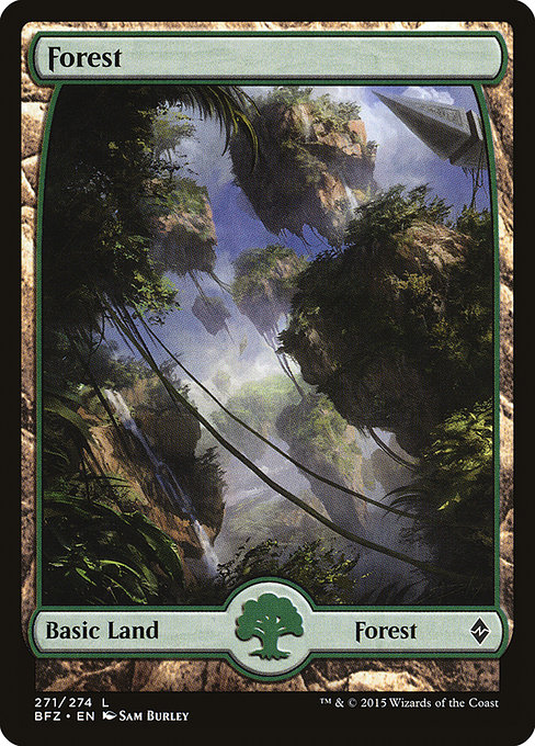 Battle for Zendikar - 271 - Forest - Common - C - Foil
