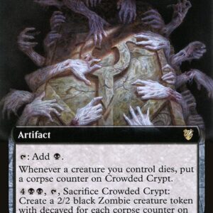 Midnight Hunt Commander - 55 - Crowded Crypt - Rare - B - Non-foil (Front)