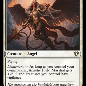 Commander Masters - 13 - Angelic Field Marshal - Rare - W - Non-foil