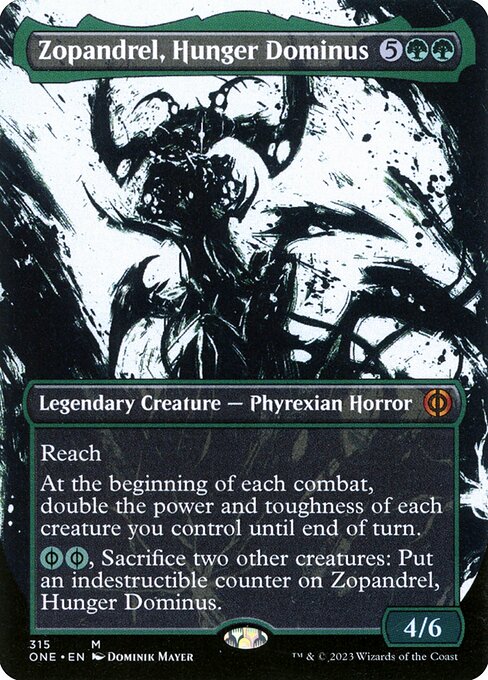 Phyrexia: All Will Be One - 315 - Zopandrel, Hunger Dominus - Mythic - G - Non-foil