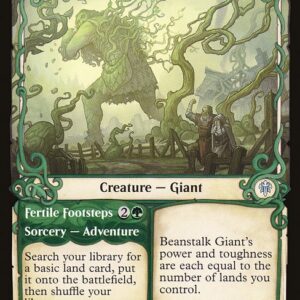 Throne of Eldraine - 295 - Beanstalk Giant // Fertile Footsteps - Uncommon - G - Non-foil
