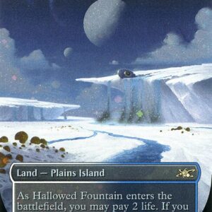 Unfinity - 528 - Hallowed Fountain - Rare - C - Foil