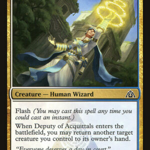 Dragon's Maze - 65 - Deputy of Acquittals - Common - WU - Non-foil (Front)