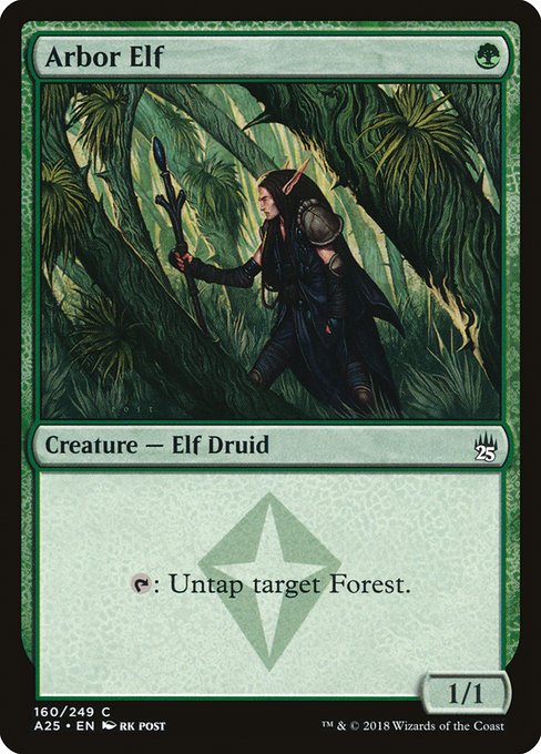 Masters 25 - 160 - Arbor Elf - Common - G - Non-foil
