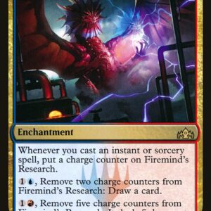 Guilds of Ravnica - 171 - Firemind's Research - Rare - UR - Foil