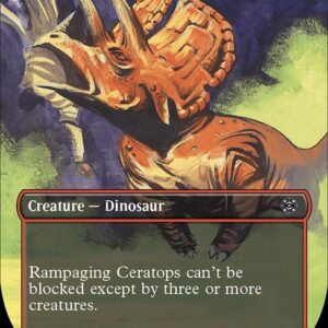 The Lost Caverns of Ixalan - 322 - Rampaging Ceratops - Uncommon - R - Foil (Front)