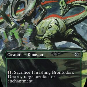 The Lost Caverns of Ixalan - 329 - Thrashing Brontodon - Uncommon - G - Foil (Front)