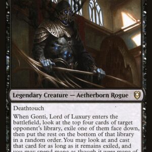Commander Legends: Battle for Baldur's Gate - 753 - Gonti, Lord of Luxury - Rare - B - Non-foil