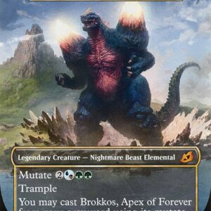 Ikoria: Lair of Behemoths - 378 - Brokkos, Apex of Forever - Mythic - Multi - Foil (Front)