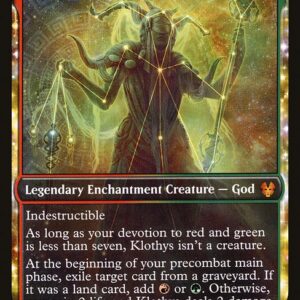Theros Beyond Death - 268 - Klothys, God of Destiny - Mythic - RG - Non-foil