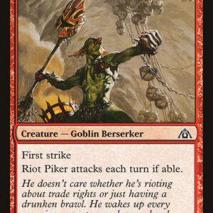 Dragon's Maze - 37 - Riot Piker - Common - R - Non-foil (Front)