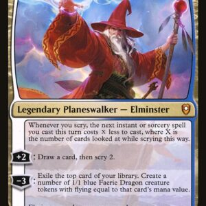 Commander Legends: Battle for Baldur's Gate - 274 - Elminster - Mythic - WU - Foil