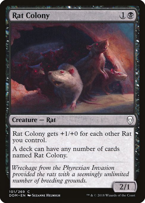 Dominaria - 101 - Rat Colony - Common - B - Non-foil