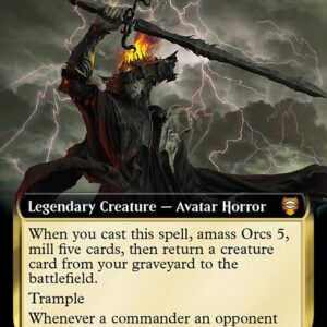 Tales of Middle-earth Commander - 92 - Sauron, Lord of the Rings - Mythic - Multi - Foil